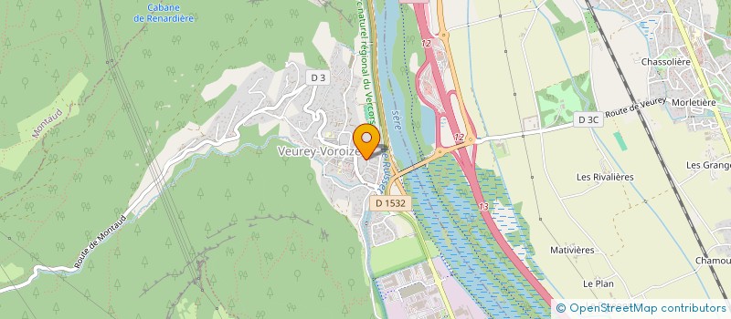 localisation de l'entreprise ALPES FUITES  VEUREY-VOROIZE