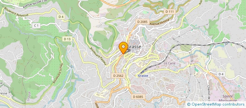 localisation de l'entreprise ALPES GROS OEUVRE à GRASSE