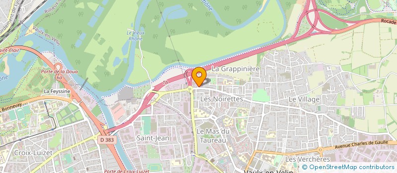 localisation de l'entreprise ALPES HOLIDAY  VAULX EN VELIN