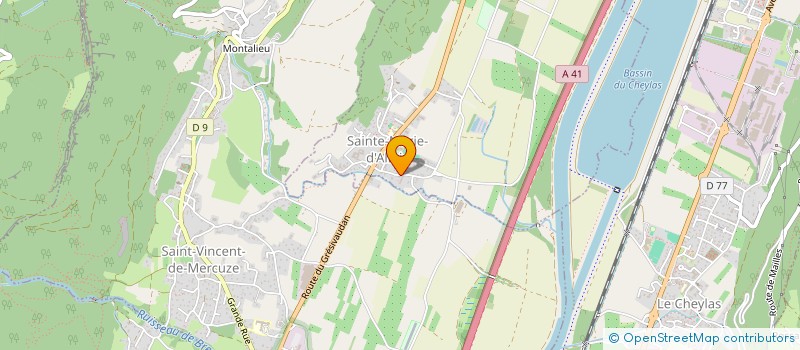 localisation de l'entreprise ALPES HOME CONCEPT  SAINTE-MARIE-D'ALLOIX