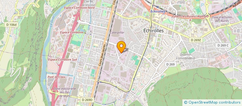 localisation de l'entreprise ALPES HORIZON à ECHIROLLES