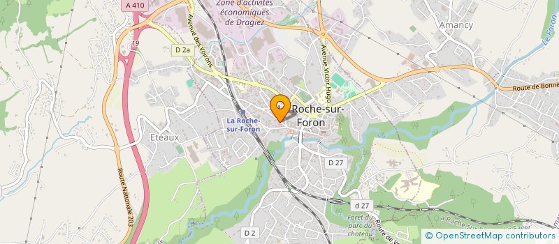 localisation de l'entreprise ALPES INDUSTRIES SERVICES  LA ROCHE-SUR-FORON