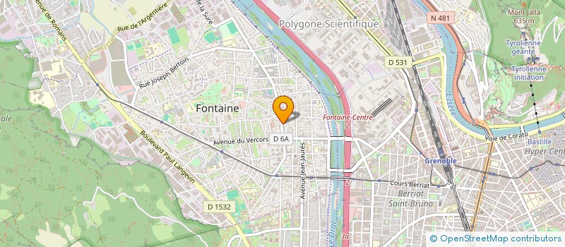 localisation de l'entreprise ALPES INSERTION à FONTAINE