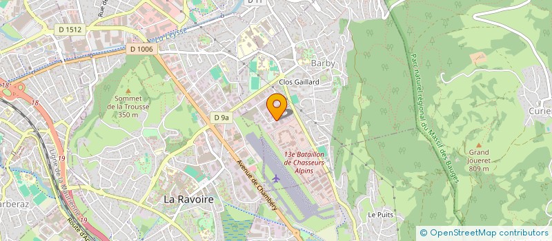 localisation de l'entreprise ALPES INTERFACE  BARBY