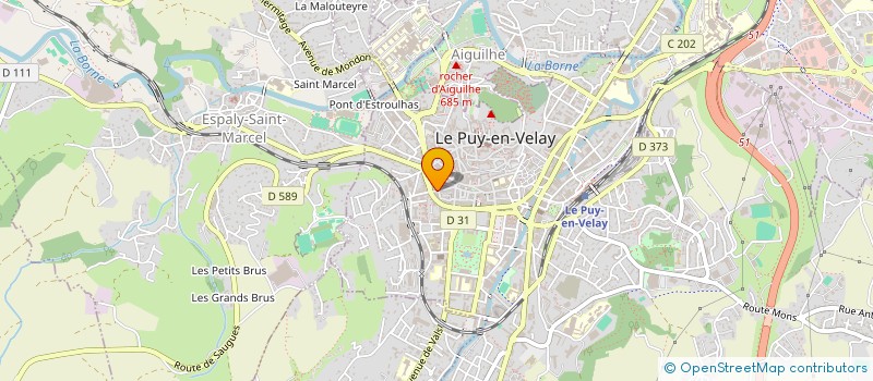 localisation de l'entreprise ALPES LAFAYETTE à LE PUY-EN-VELAY