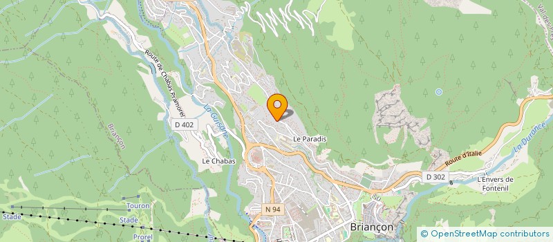 localisation de l'entreprise ALPES LANGUES FORMATION POUR ADULTE TRAD à BRIANCON