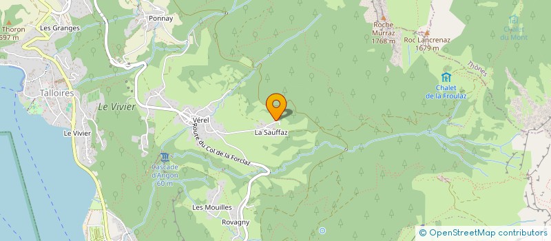 localisation de l'entreprise ALPES LHOUMAUD TRANSPORTS  TALLOIRES-MONTMIN