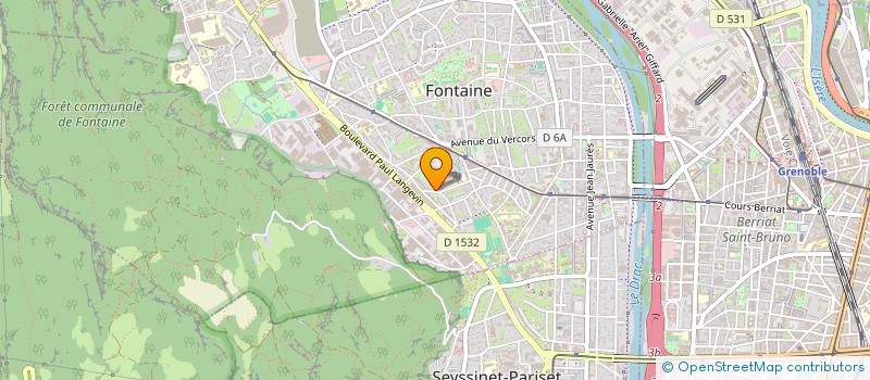 localisation de l'entreprise ALPES LOCATION  FONTAINE
