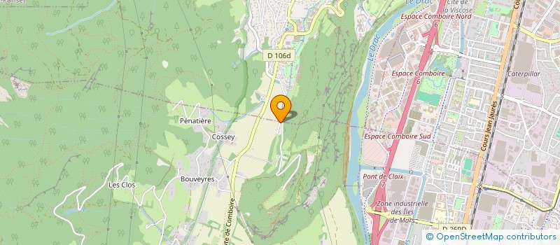 localisation de l'entreprise ALPES LOCATION SERVICES  CLAIX