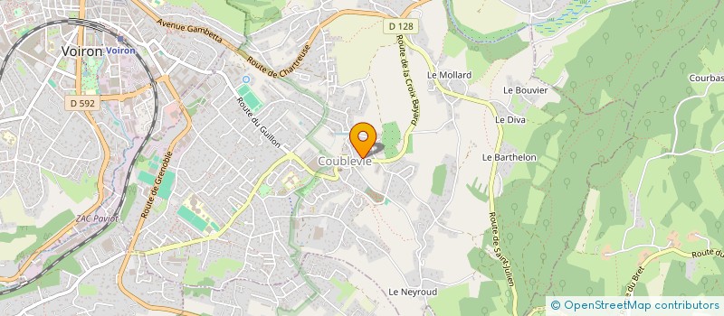 localisation de l'entreprise ALPES LOISIRS-JEUX  COUBLEVIE