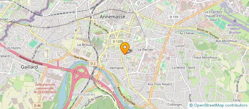 localisation de l'entreprise ALPES MACONNERIE  ANNEMASSE