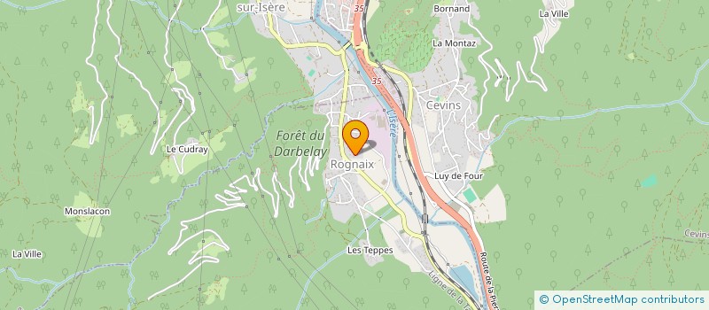 localisation de l'entreprise ALPES MARIE TAXI  ROGNAIX