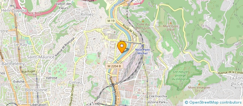 localisation de l'entreprise ALPES-MARITIMES-ECHAFAUDAGE à NICE