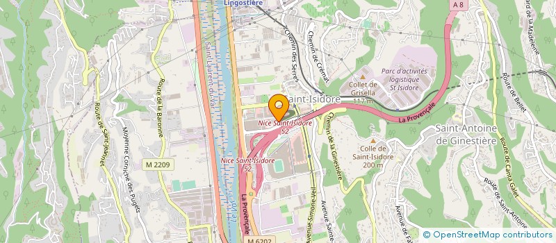 localisation de l'entreprise ALPES MARITIMES EDITION  NICE
