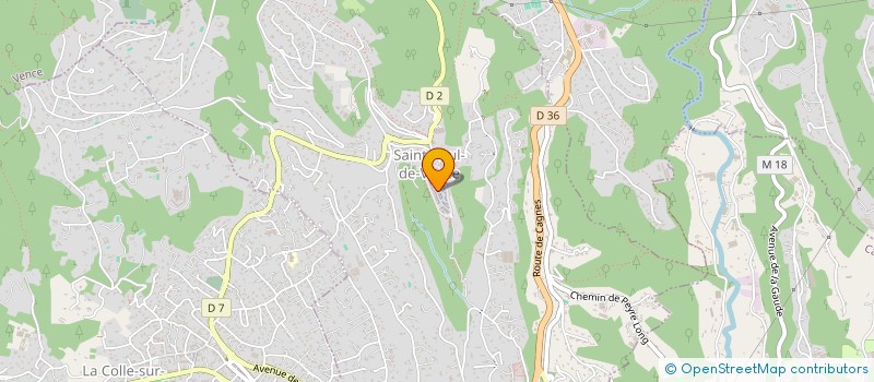 localisation de l'entreprise ALPES-MARITIMES IMMOBILIER MCH à SAINT-PAUL-DE-VENCE