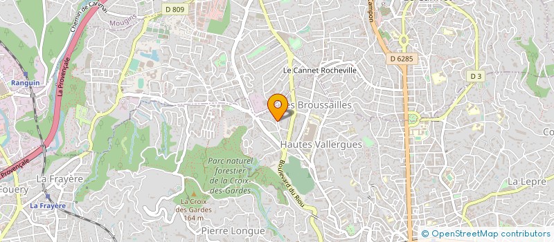 localisation de l'entreprise ALPES MARITIMES PAYSAGES  CANNES