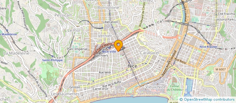 localisation de l'entreprise ALPES MARTIMES DISTRIBUT COSSAIS à NICE