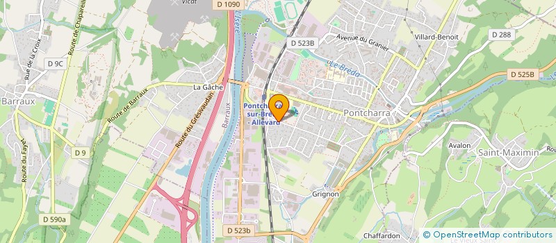 localisation de l'entreprise ALPES MECA LIFT  PONTCHARRA