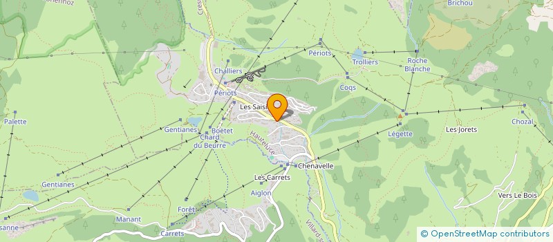 localisation de l'entreprise ALPES MEDIA ANIMATION à HAUTELUCE