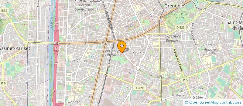 localisation de l'entreprise ALPES MEDICAL + à GRENOBLE