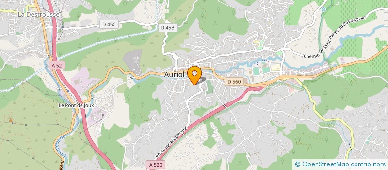 localisation de l'entreprise ALPES MEDITERRANEE CONSEIL INGENIERIE à AURIOL