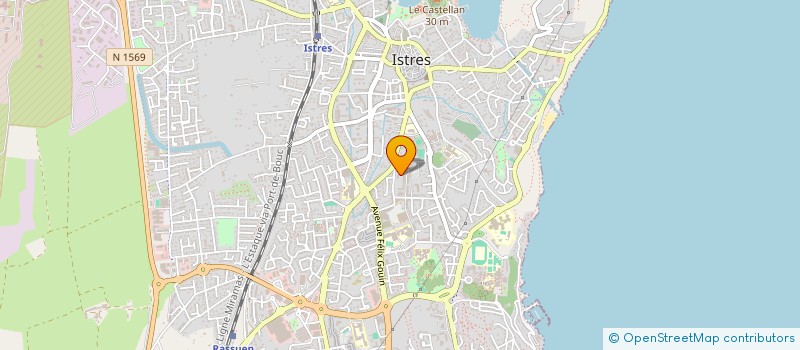 localisation de l'entreprise ALPES MEDITERRANEE GESTION  ISTRES