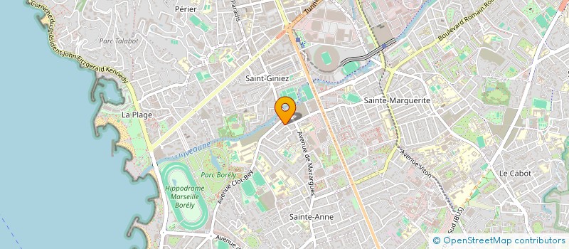 localisation de l'entreprise ALPES MEDITERRANEE STENOTYPIE à MARSEILLE