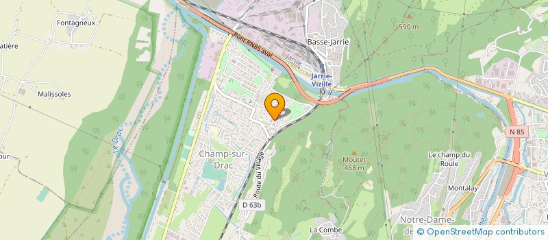 localisation de l'entreprise ALPES NEO TRANSPORT à CHAMP-SUR-DRAC