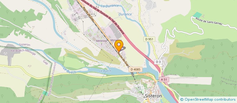 localisation de l'entreprise ALPES NETTOYAGE  SISTERON