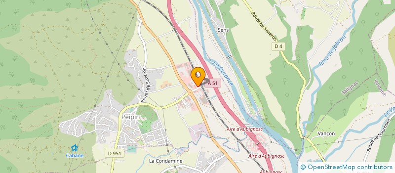 localisation de l'entreprise ALPES PISCINES SERVICES à PEIPIN