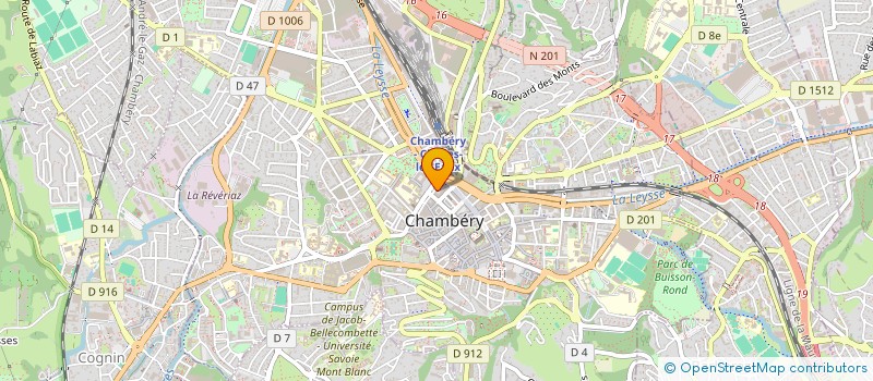 localisation de l'entreprise ALPES POSE SERVICE à CHAMBERY