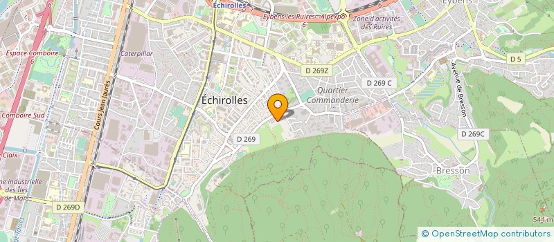 localisation de l'entreprise ALPES PRESTIGE TRANSPORTS à ECHIROLLES