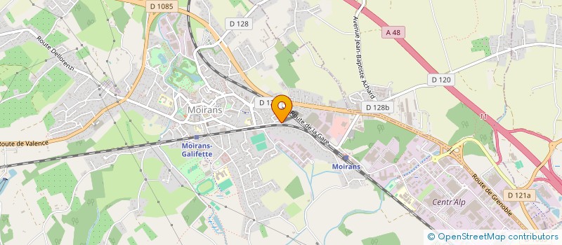 localisation de l'entreprise ALPES PRO ETANCHEITE à MOIRANS