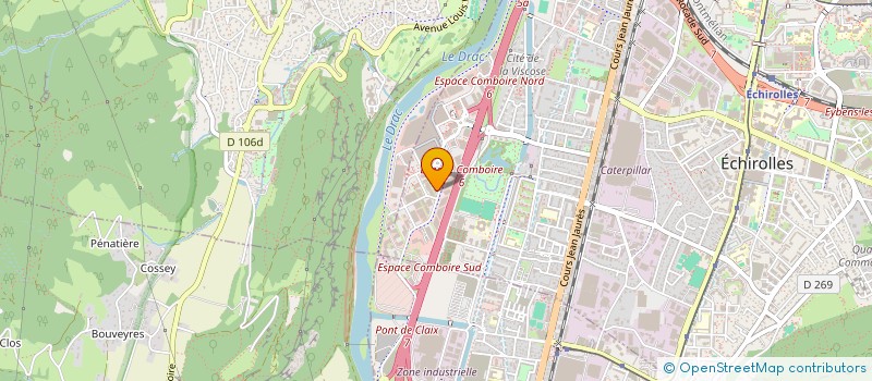 localisation de l'entreprise ALPES PROTECTION SECURITE à ECHIROLLES