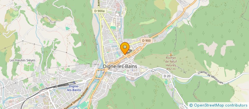 localisation de l'entreprise ALPES PROVENCE AVOCATS  DIGNE-LES-BAINS