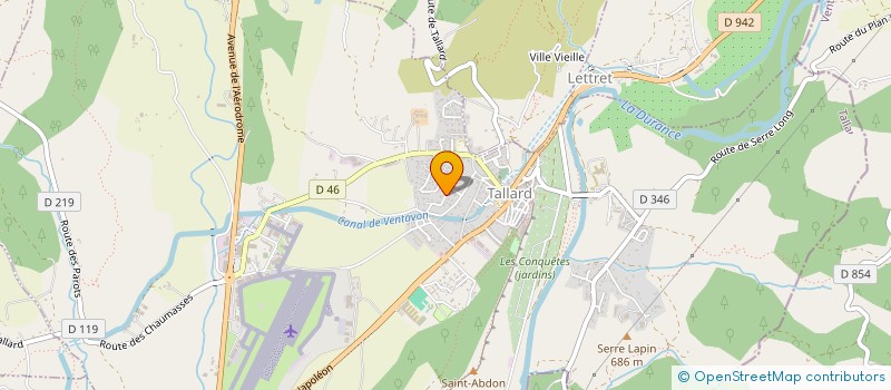 localisation de l'entreprise ALPES PROVENCE CONSTRUCTIONS à TALLARD
