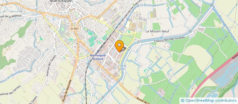 localisation de l'entreprise ALPES PROVENCE DISTRIBUTION VETEMENTS à MANOSQUE