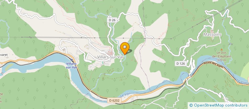 localisation de l'entreprise ALPES PROVENCE INVESTISSEMENT  VILLARS-SUR-VAR