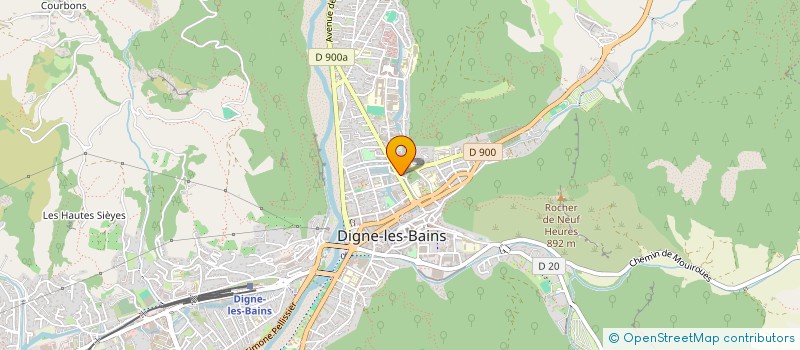 localisation de l'entreprise ALPES PROVENCE TABLEAUX  DIGNE-LES-BAINS