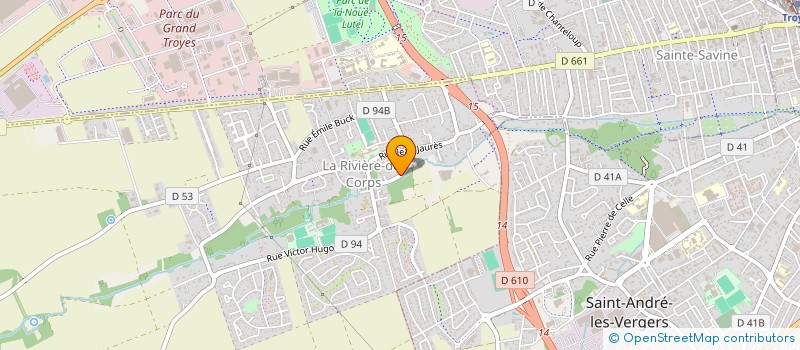 localisation de l'entreprise ALPES RACING  LA RIVIERE-DE-CORPS