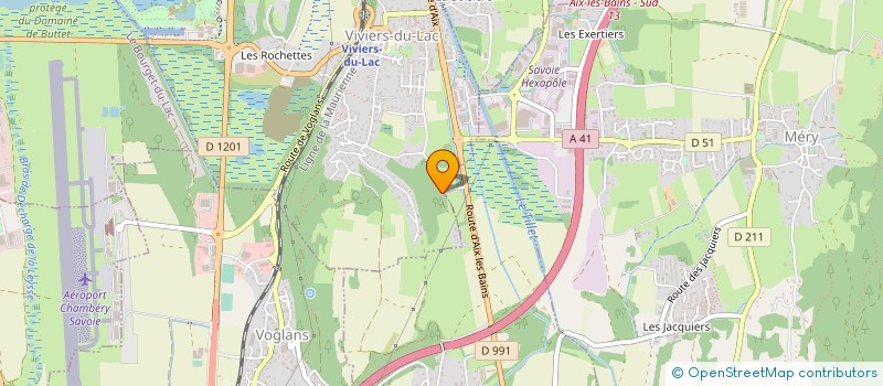 localisation de l'entreprise ALPES RECUPERATION  VIVIERS-DU-LAC