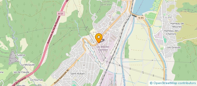 localisation de l'entreprise ALPES RECYCLAGE  CHATEAU ARNOUX SAINT AUBAN