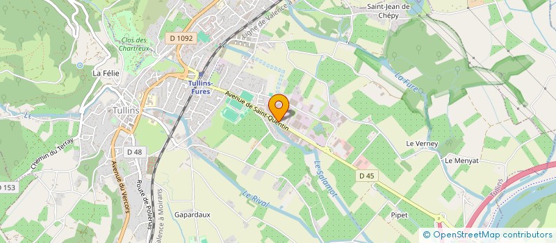 localisation de l'entreprise ALPES RENOV'AMEUBLEMENT à TULLINS