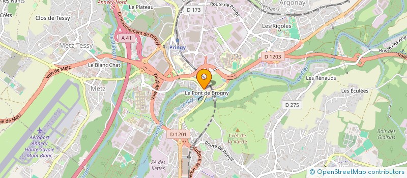 localisation de l'entreprise ALPES RENOVATION  ANNECY