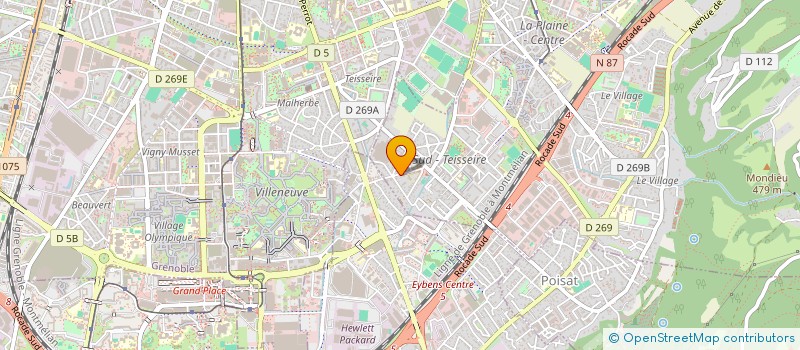 localisation de l'entreprise ALPES RENOVATION  SAINT-MARTIN-D'HERES