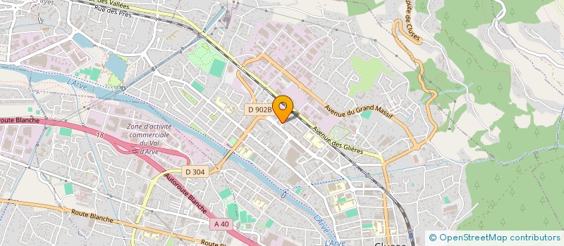 localisation de l'entreprise ALPES RENOVATION  CLUSES