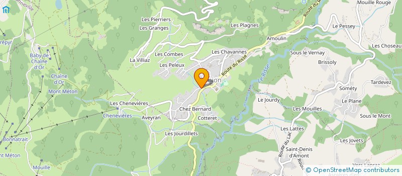 localisation de l'entreprise ALPES RENOVATION SASU  ONNION