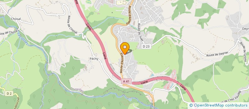 localisation de l'entreprise ALPES RENOVATION TRAVAUX  CRUSEILLES