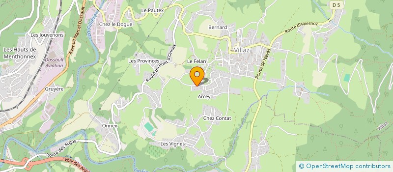 localisation de l'entreprise ALPES RENOVATIONS  VILLAZ