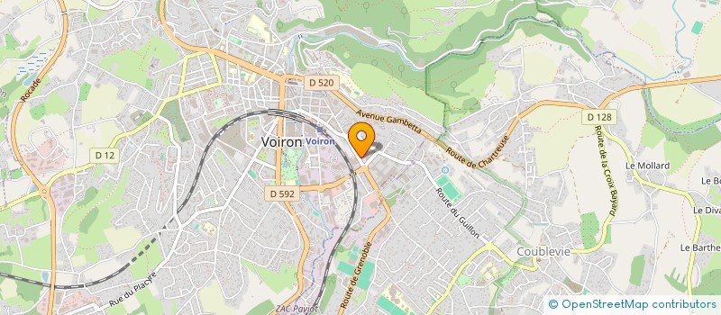 localisation de l'entreprise ALPES RHONE PROVENCE ETUDE CONSTRUCTION à VOIRON